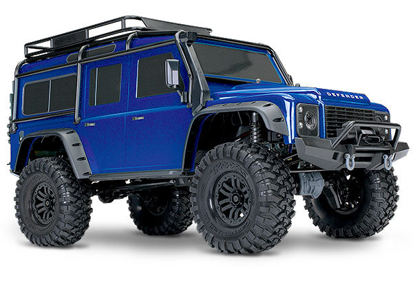 TRAXXAS 82056-4 TRX-4® Scale and Trail™ Crawler with Land Rover® Defender® Body: 1/10 Scale 4WD Electric Trail Truck. RTR with TQi Traxxas Link