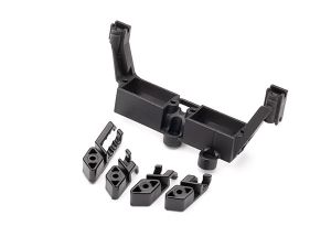 TRAXXAS 8240X Servo mount, 2-speed/ servo mount, T-Lock/ wire clips