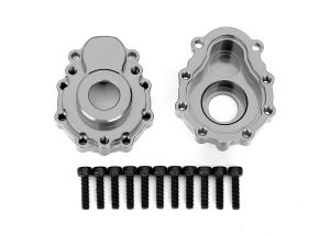 TRAXXAS 8251A Portal housings, outer, 6061-T6 aluminum (charcoal gray-anodized) (2)/ 2.5x10 CS (12)