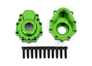 TRAXXAS 8251G Portal housings, outer, 6061-T6 aluminum (green-anodized) (2)/ 2.5x10 CS (12)