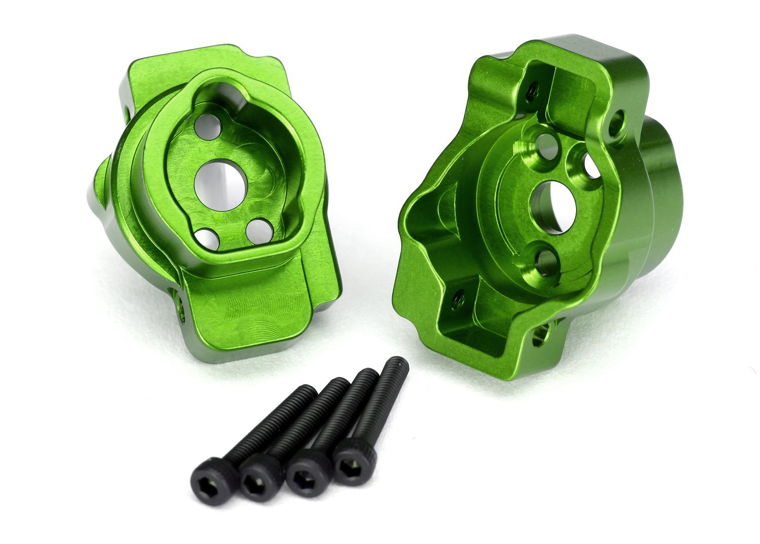 TRAXXAS 8256G Portal drive axle mount, rear, 6061-T6 aluminum (green-anodized) (left and right)/ 2.5x16 CS (4)
