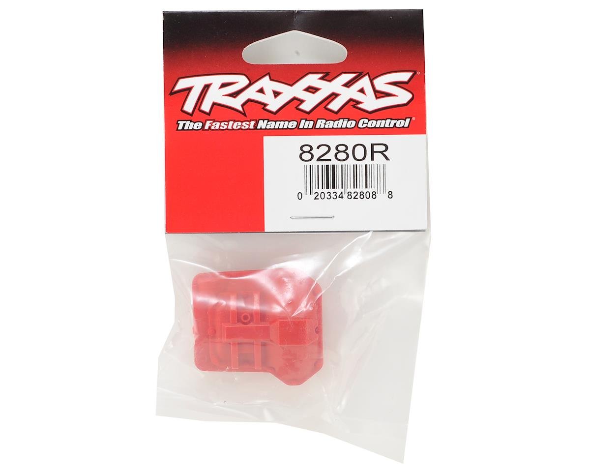 TRAXXAS 8280R Differential Cover Front or Rear Red