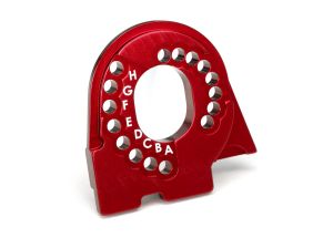 TRAXXAS 8290R  Motor mount plate, 6061-T6 aluminum (red-anodized)