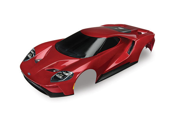 TRAXXAS 8311R Complete Ford GT Pre-Painted Body Red