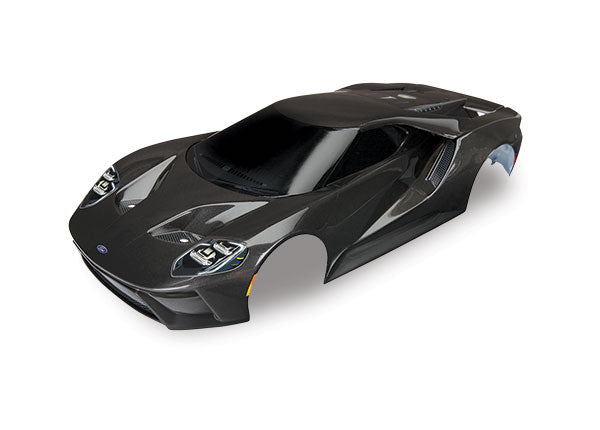 TRAXXAS 8311X Lexan Body, Ford GT®, black (painted, decals applied) (tail lights, exhaust tips, & mounting hardware (part #8314) sold separately)