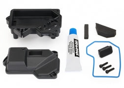 TRAXXAS 8324 Box, Receiver Sealed, Steering Servo Mount, Receiver Cover, Access Plug, Foam Pads, Silicone grease, 2.5x10 CS