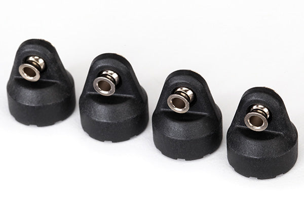 TRAXXAS 8361 Shock caps (black) (2)