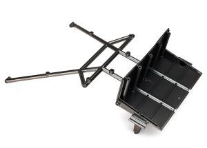 TRAXXAS 8432X Tube Chassis, Center section, Rear Satin Black Chrome Plated