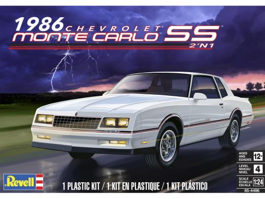 REVELL 85-4496 1/24 1986 Monte Carlo SS 2n1