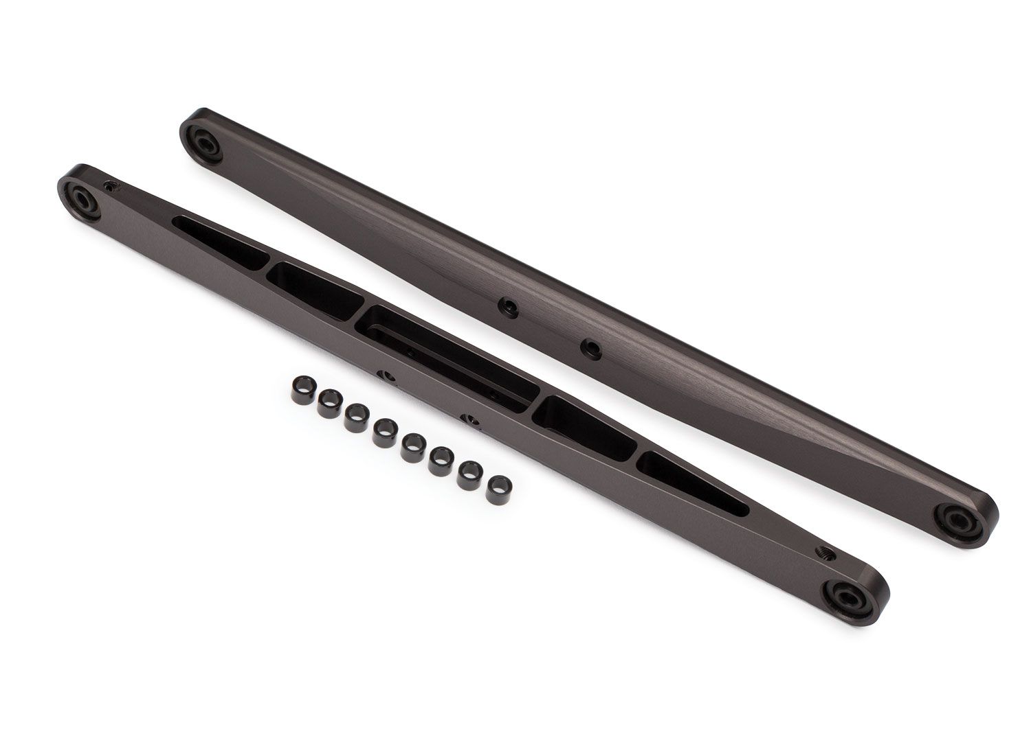 TRAXXAS 8544A Trailing arm, aluminum (Dark titanium-anodized) (2) (assembled with hollow balls)