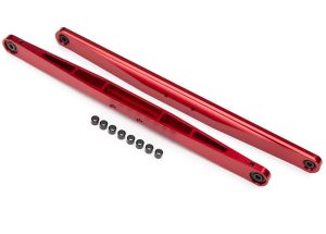 TRAXXAS 8544R Trailing arm, aluminum (red-anodized) (2) (assembled with hollow balls)