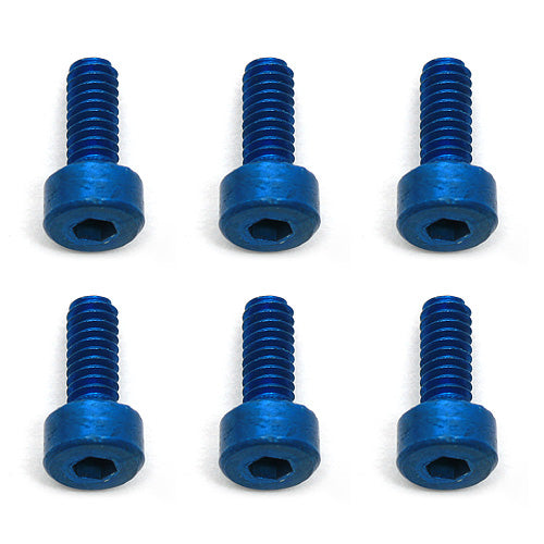 ASSOCIATED 8566 FT Screws, Blue Aluminum M2x5 mm SHCS