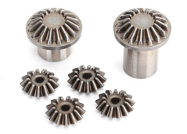 TRAXXAS 8583 Gear set, center differential (output gears (2)/ spider gears (4))