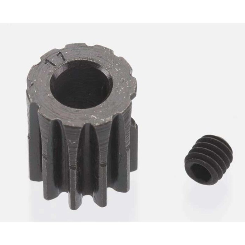 ROBINSON RACING 8611 Extra Hard Pinion Gear 11T 32P Blackened Steel 5mm