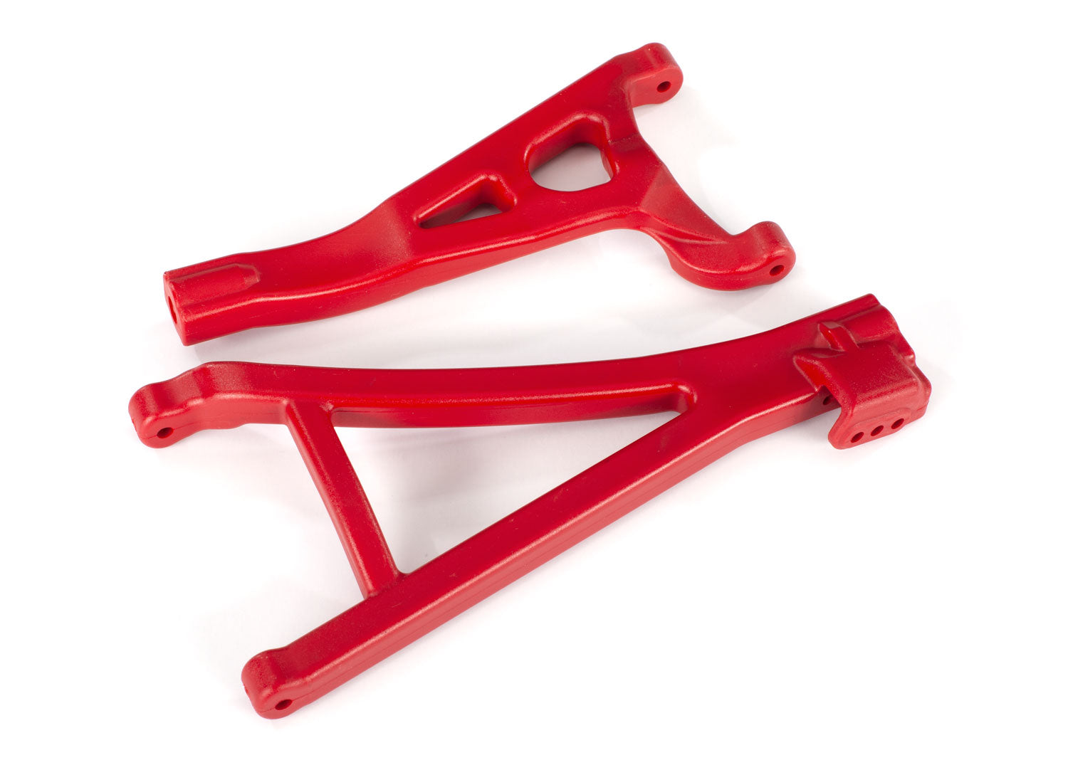 TRAXXAS 8631R Suspension arms, red, front right heavy duty (upper (1)/ lower (1)
