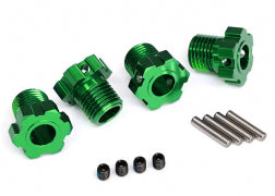 TRAXXAS 8654G 17mm Splined Wheel Hub Hex Green