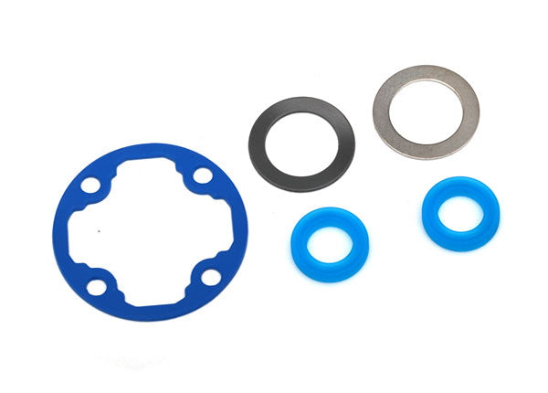 TRAXXAS 8680 Differential gasket/ x-rings (2)/ 12.2x18x0.5 metal washer (1)/ 12.2x18x0.5 PTFE-coated washer (1)