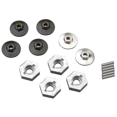 HPI 86821 Hex Hub Set 17mm w/Lock Nuts *DISC*