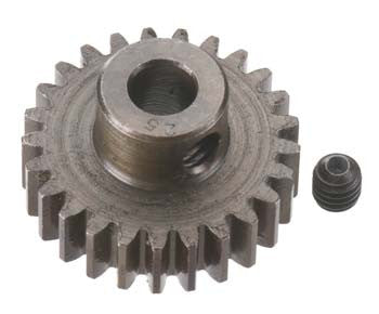 ROBINSON RACING 8725 Extra Hard 5mm Bore .8 Module (31.75P) Pinion 25T