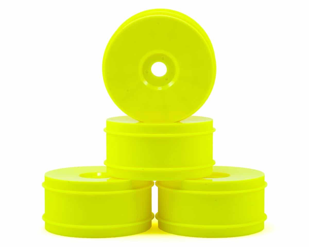 RAW SPEED 180702Y Truggy Wheels Yellow (4)