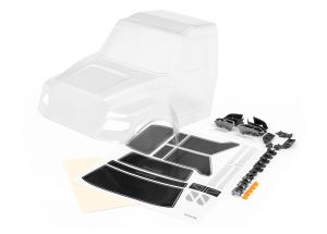 TRAXXAS 8823 Body, TRX-6® Ultimate RC Hauler (clear, requires painting) (includes headlights, roof lights, side mirrors, & decals)