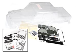 TRAXXAS 8825 Body Mercedes-Benz G 63 Clear requires painting)/ decals/ window masks includes grille, side mirrors, door handles &amp; windshield wipers