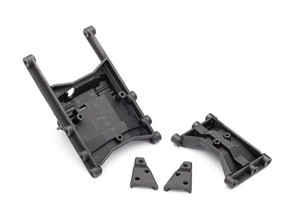 TRAXXAS 8830 Suspension mount, rear, TRX-6™ (1)/ chassis crossmember, rear (1)/ suspension link mounts (left & right)
