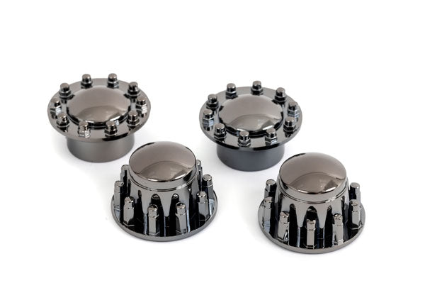 TRAXXAS 8876R Center Caps, Front (2) Rear (2)