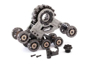TRAXXAS 8881 Traxx™, front, left (assembled) (requires #8886 stub axle, #7061 GTR shock, & #8895 rubber track)