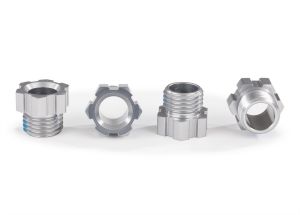 TRAXXAS 8886A Stub axle nut Aluminum (gray-anodized) (4) TRX-4 Traxx Set