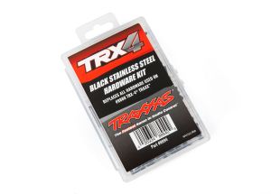 TRAXXAS 8894 Hardware kit, black stainless steel, TRX-4® Traxx™