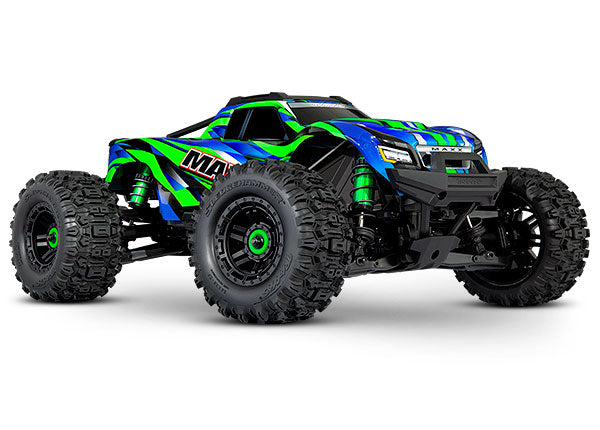 TRAXXAS 89086-4 Maxx V2 with wide Maxx 1/10 scale monster truck. Fully assembled, RTR with TQi™ 2.4GHz radio system, VXL-4s™ brushless power system, and ProGraphix® painted body 2.0