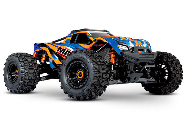 TRAXXAS 89086-4 Maxx V2 with wide Maxx 1/10 scale monster truck. Fully assembled, RTR with TQi™ 2.4GHz radio system, VXL-4s™ brushless power system, and ProGraphix® painted body 2.0