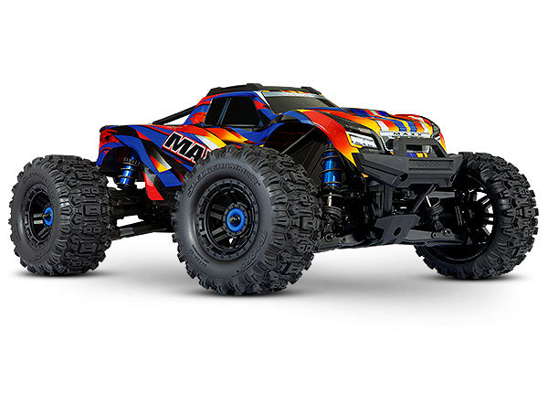 TRAXXAS 89086-4 Maxx V2 with wide Maxx 1/10 scale monster truck. Fully assembled, RTR with TQi™ 2.4GHz radio system, VXL-4s™ brushless power system, and ProGraphix® painted body 2.0