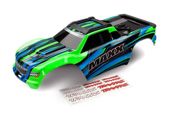 TRAXXAS 8911G Body Maxx V1 green painted decal sheet