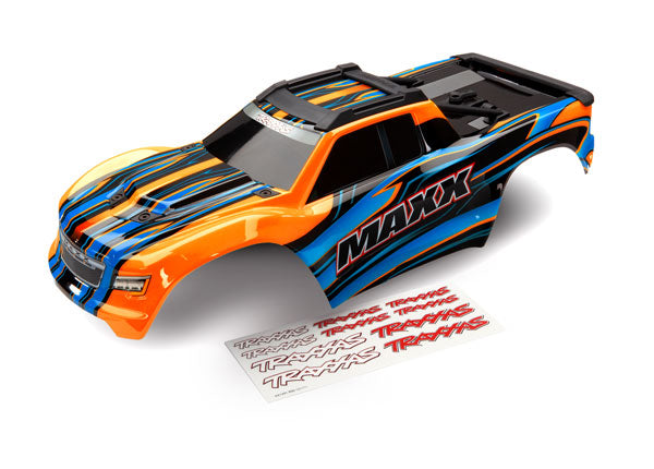 TRAXXAS 8911T Body Maxx V1 orange painted decal sheet