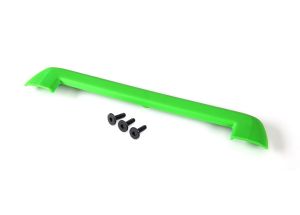 TRAXXAS 8912G Tailgate protector, green/ 3x15mm flat-head screw (4) MAXX