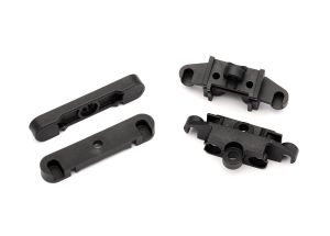 TRAXXAS 8916 Mount, tie bar, front (1)/ rear (1)/ suspension pin retainer, front or rear (2)