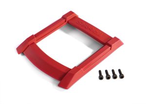 TRAXXAS 8917R Skid plate, roof body red w/ 3x12mm CS (4) MAXX
