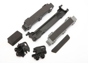 TRAXXAS 8919 Battery hold-down/ mounts (front & rear)/ battery compartment spacers/ foam pads