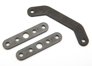TRAXXAS 8926 Bulkhead tie bar, front, upper (1)/ lower (2) (steel)