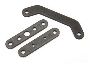 TRAXXAS 8927 Bulkhead tie bar, rear, upper (1)/ lower front (1)/ lower rear (1) (steel)