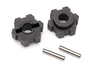TRAXXAS 8956 Wheel hubs, hex (2)/ 2.5x12 pins (2)