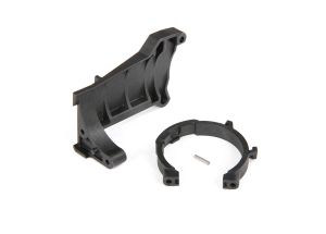 TRAXXAS 8960X Motor mounts (front and rear)/ 4x10 BCS with split and flat washers (1)/ pin (1) (for installation of #3481 motor into Maxx®)