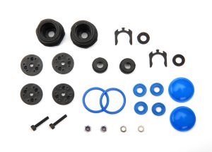 TRAXXAS 8962 Rebuild kit GT Maxx shocks lower cartridge, assembled, pistons, piston nuts, bladders renews 2 shocks