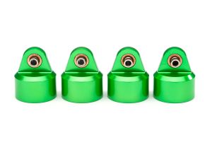 TRAXXAS 8964G Shock caps aluminum green-anodized GT Maxx shocks (4)