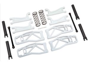 TRAXXAS 8995A Suspension kit, Wide Maxx white includes front &amp; rear suspension arms, front toe links, rear shock springs