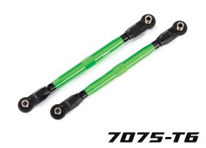 TRAXXAS 8997G Toe links, front (TUBES green-anodized 6061-T6 aluminum (2) for use with #8995 Wide Maxx suspension kit