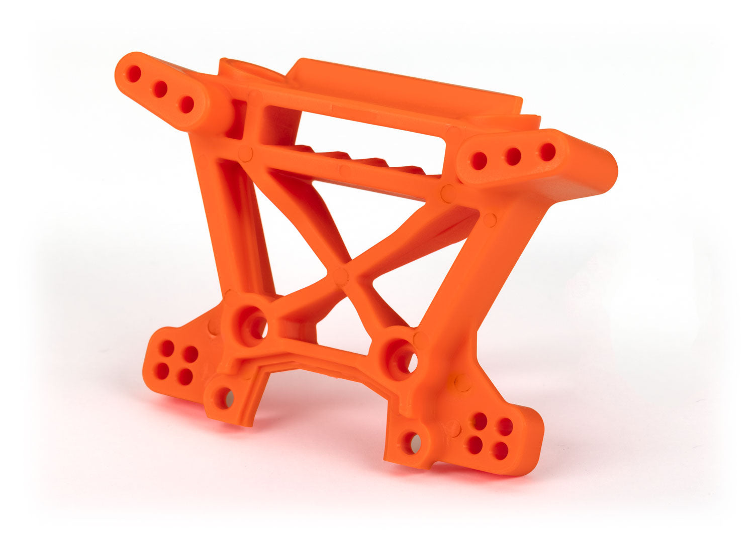 TRAXXAS 9038T Shock tower, front, extreme heavy duty, orange (for use with #9080 upgrade kit)