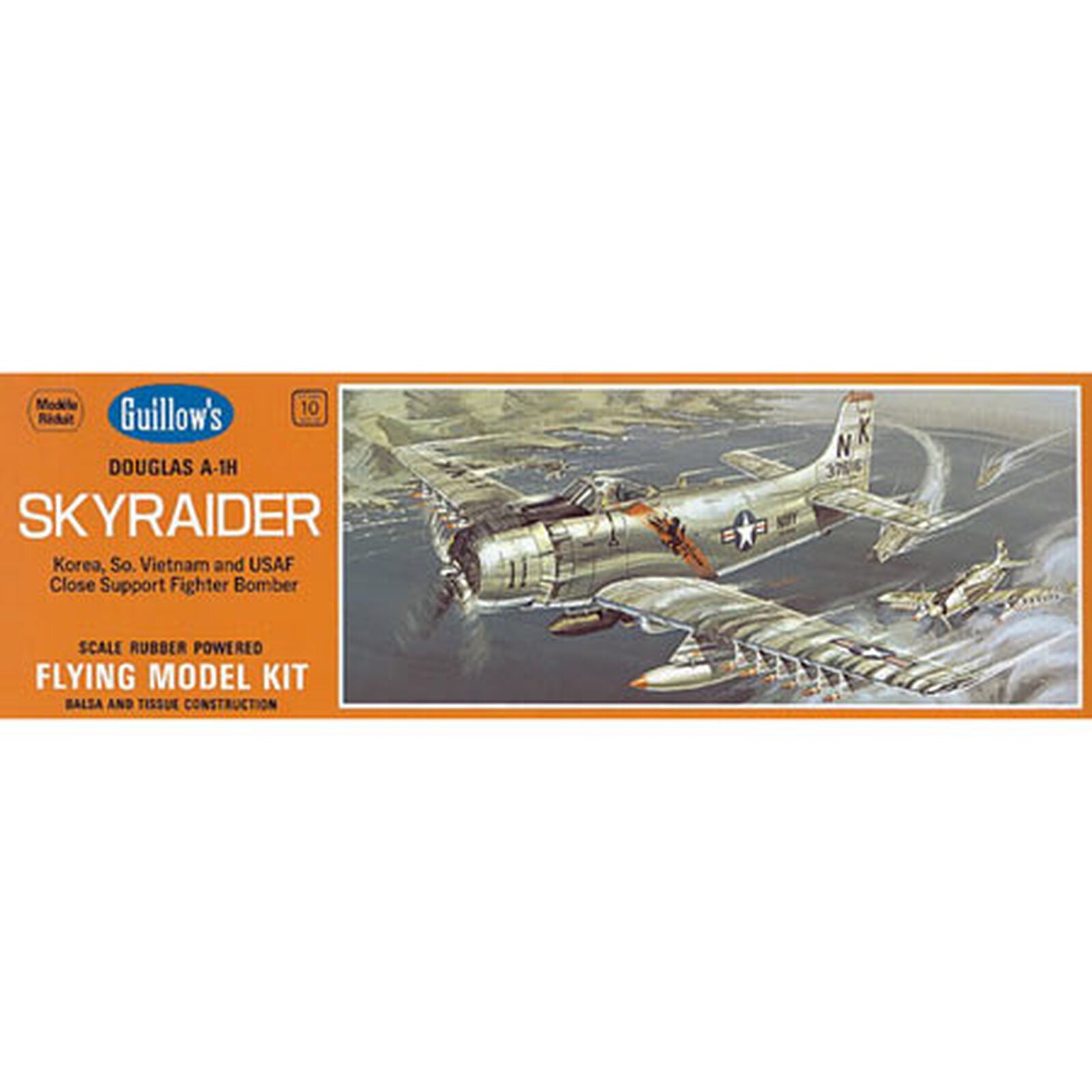 GUILLOWS 904 Douglas A-1H Skyraider Kit, 17"